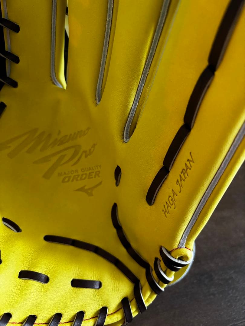ミズノプロ 硬式オーダー 外野手 HAGA JAPAN
