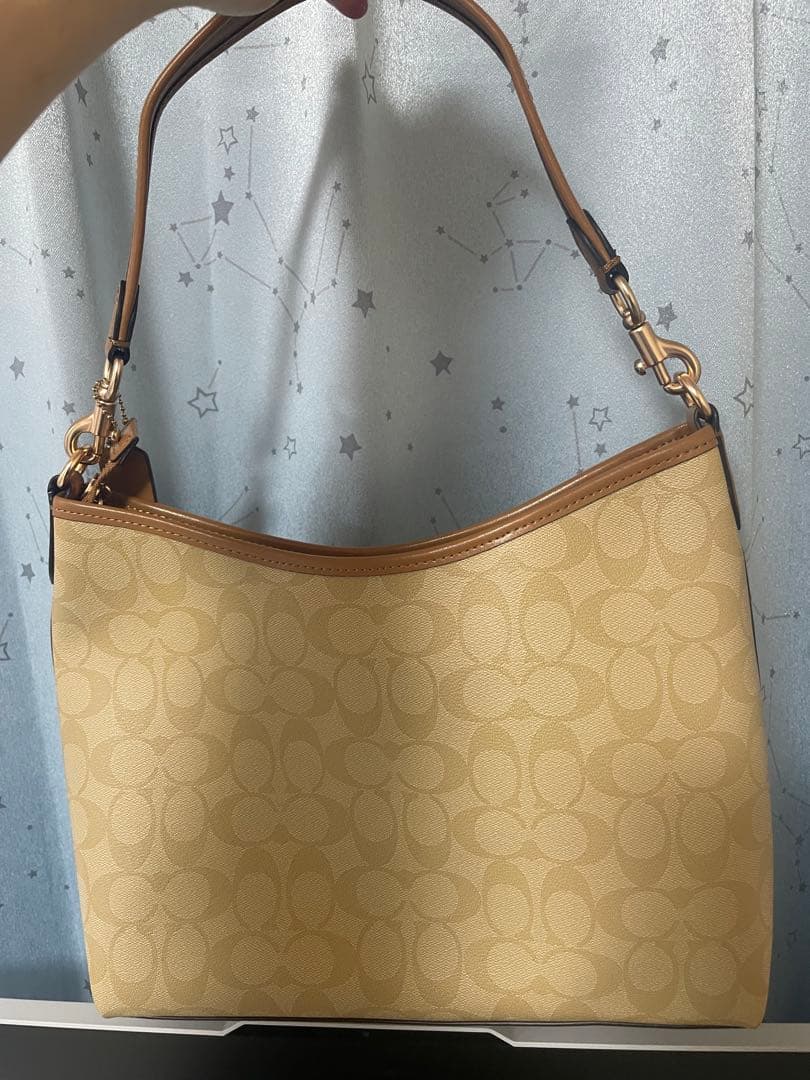 Coach トートバッグ ベージュ キャンバス