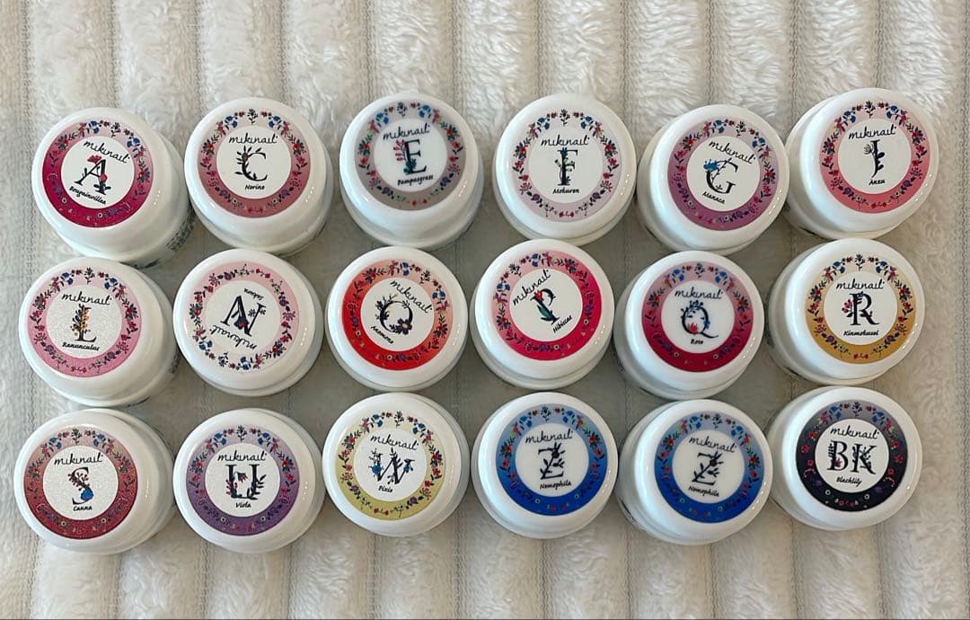 新品未使用 mikigel 第1弾18色 ジェルネイルセット