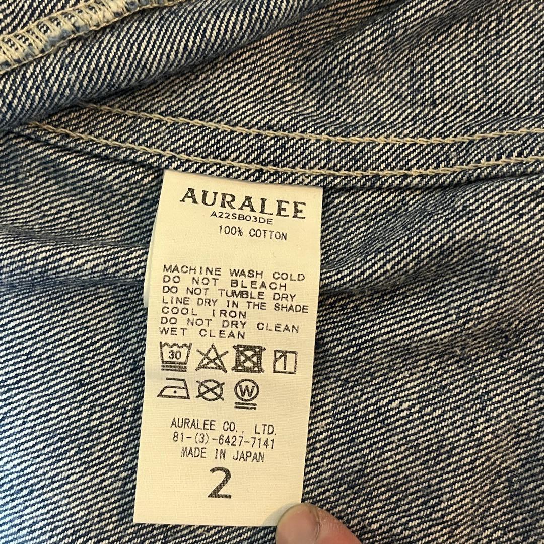 ジャケット・アウター Auralee Selvedge Faded denim Blouson 2