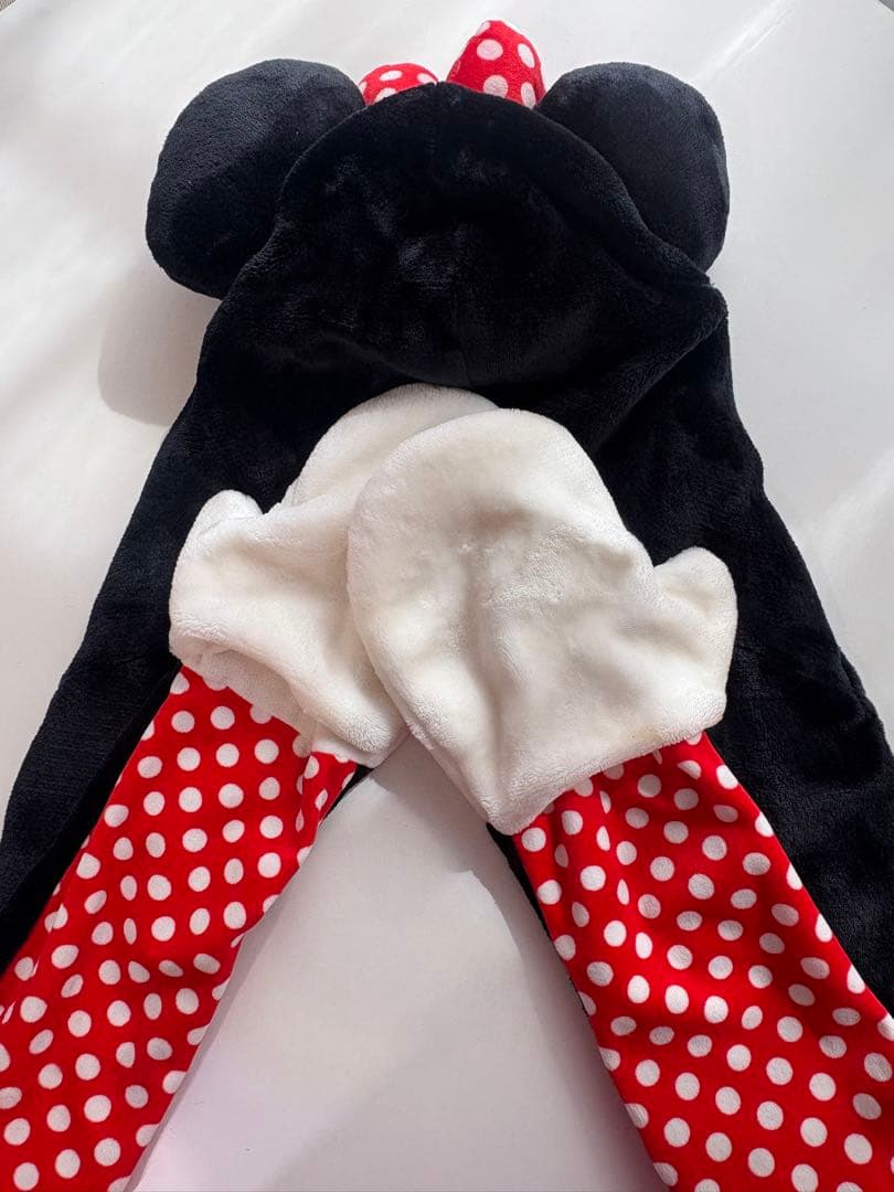 【東京ディズニーリゾート】ミニーマフラーファンキャップ