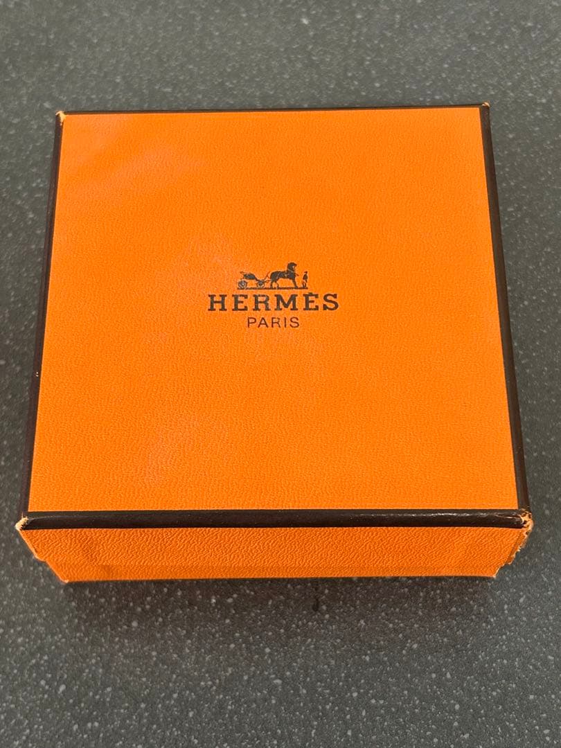 【美品】エルメス H バングル クリッククラック ブレスレット シルバー ブルー