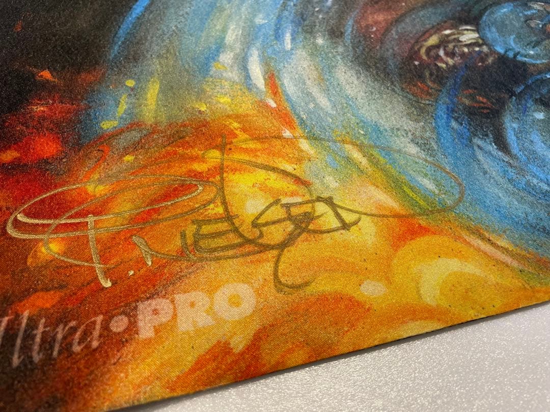 テレッサニールセン 意志の力　プレイマット　サイン入り