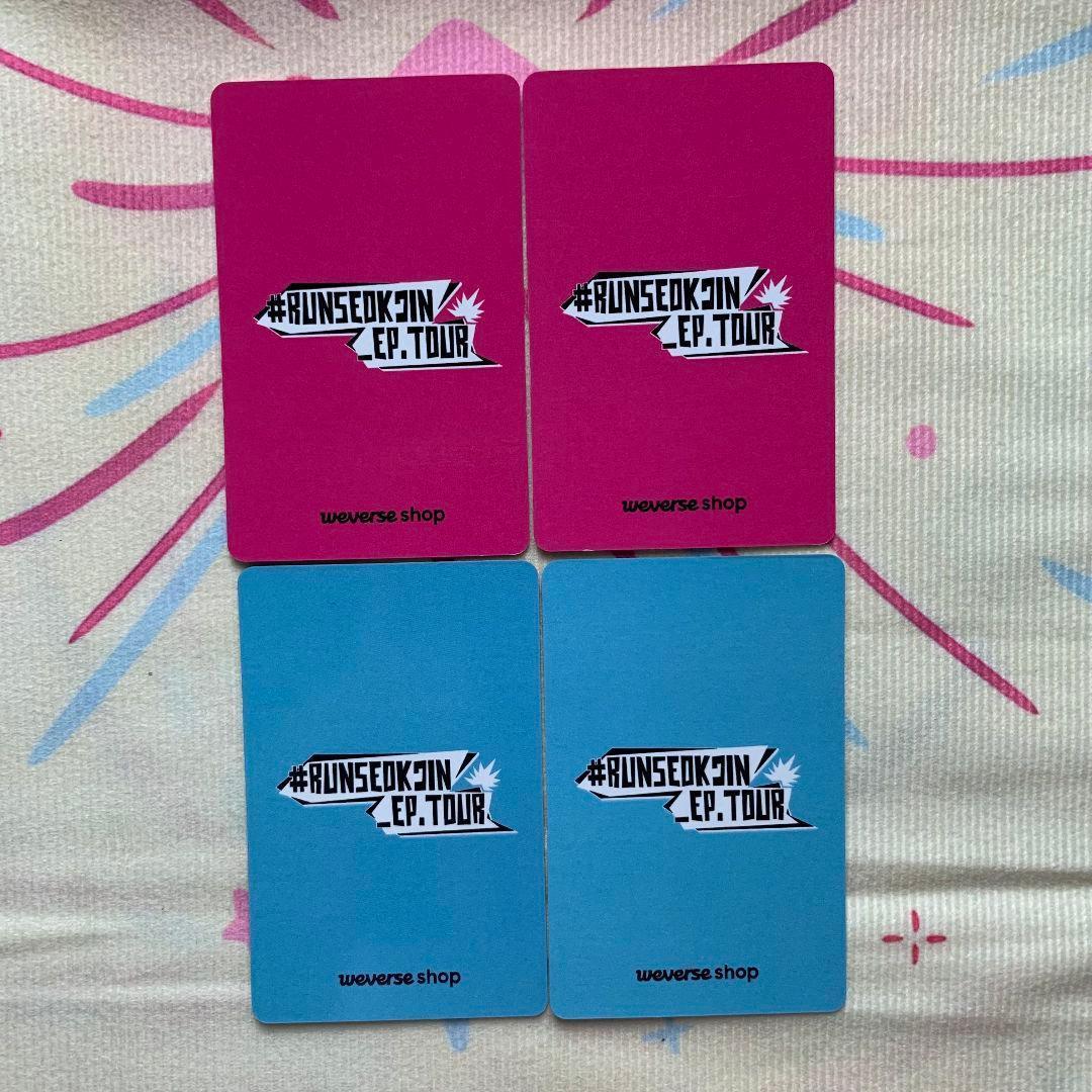 BTS 特典 RUNSEOKJIN_EP.TOUR ジン JIN トレカ 4枚