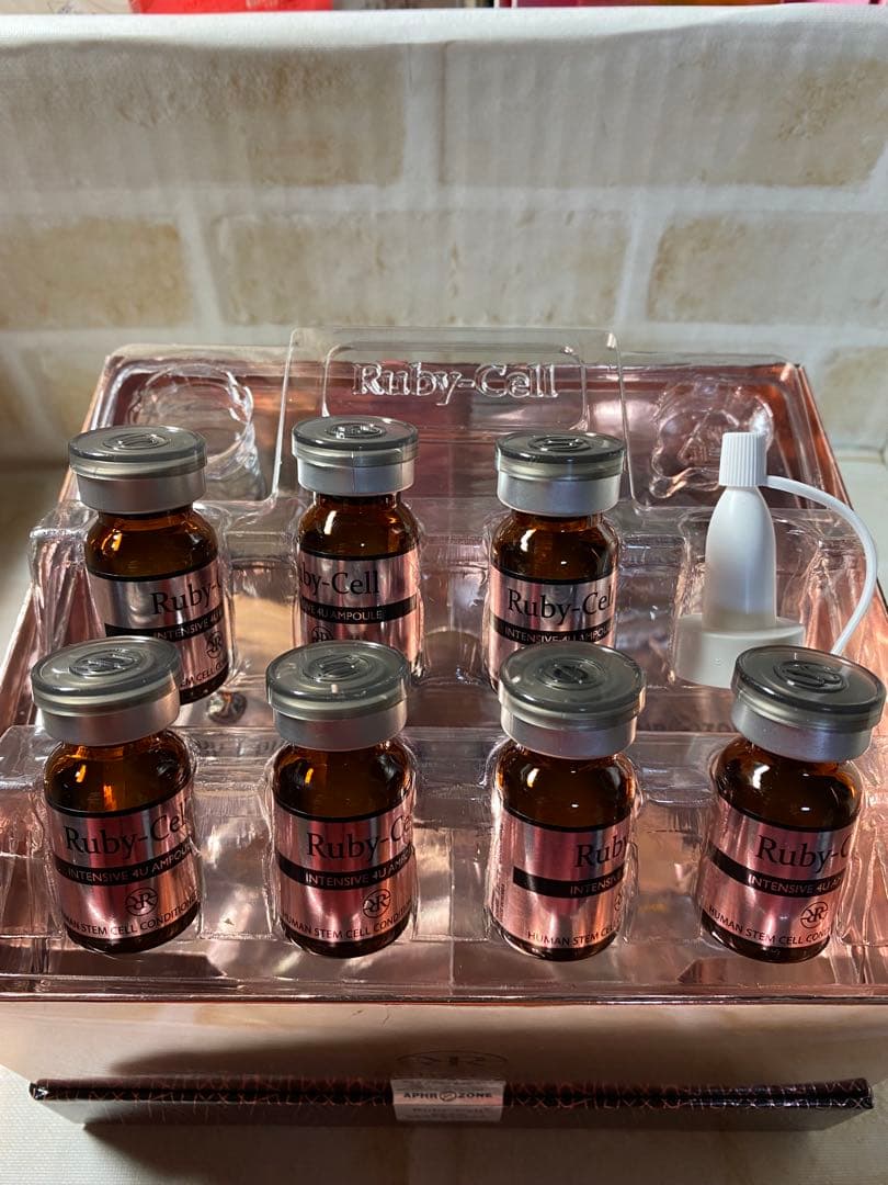 年始数量限定セール❗️ルビーセルセラム ヒト幹細胞培養液7本(キャップ付)