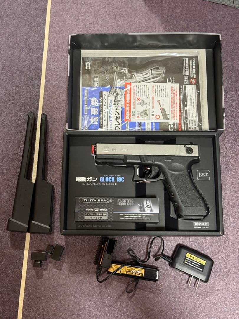 m*d様 【美品】東京マルイ GLOCK18C 電動ハンドガン シルバースライド