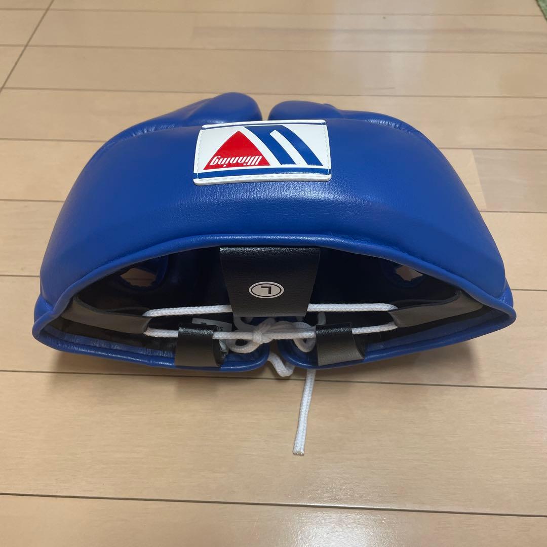 新品未使用 ウイニング ヘッドギア ブルー Lサイズ FG-2900