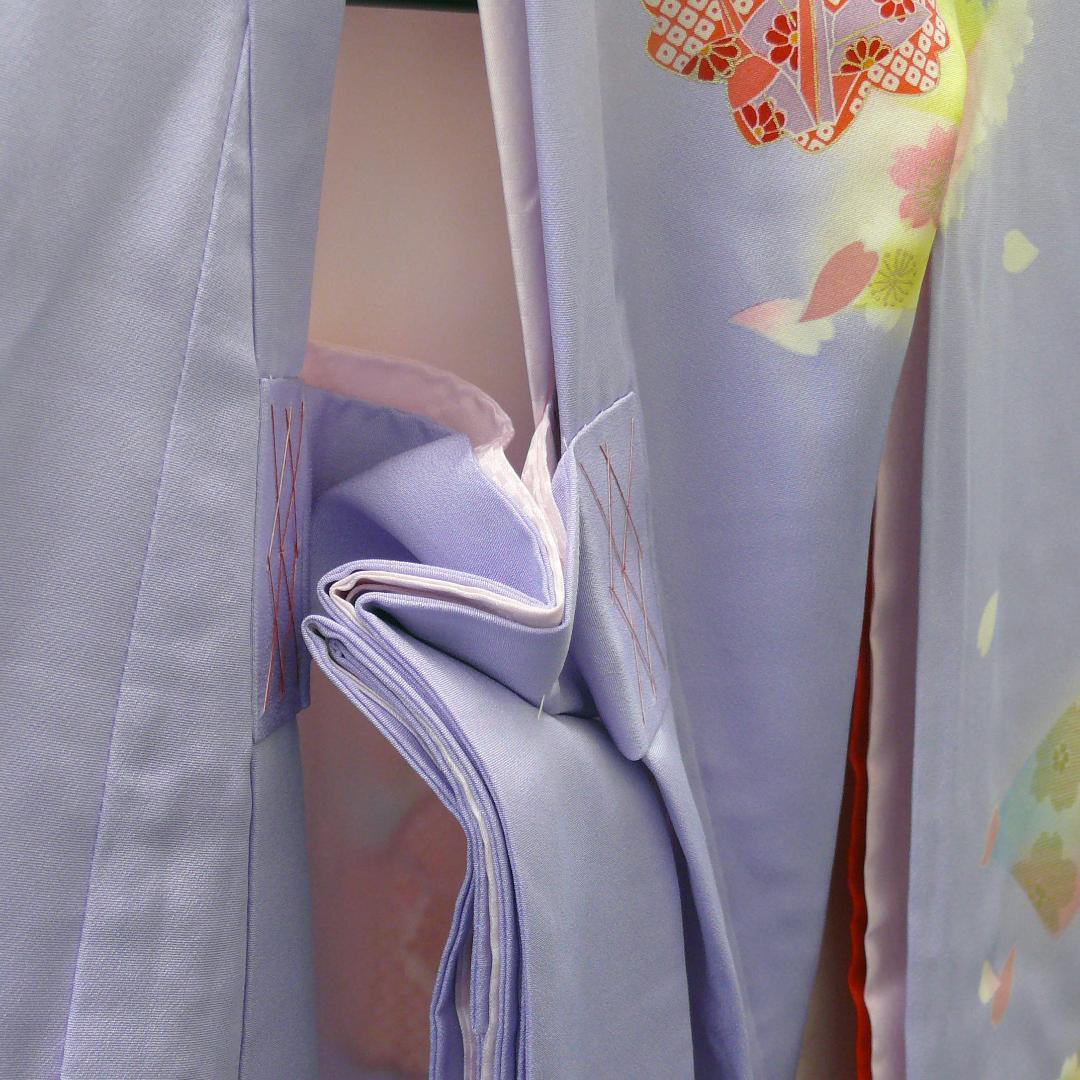 お宮参り 一つ身 着物 薄紫