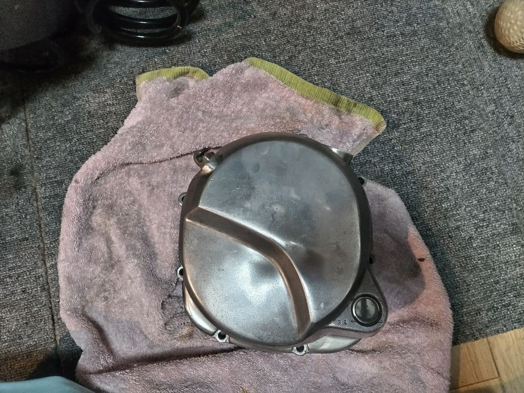 ゼファー400、X クラッチカバー 素地3個セット