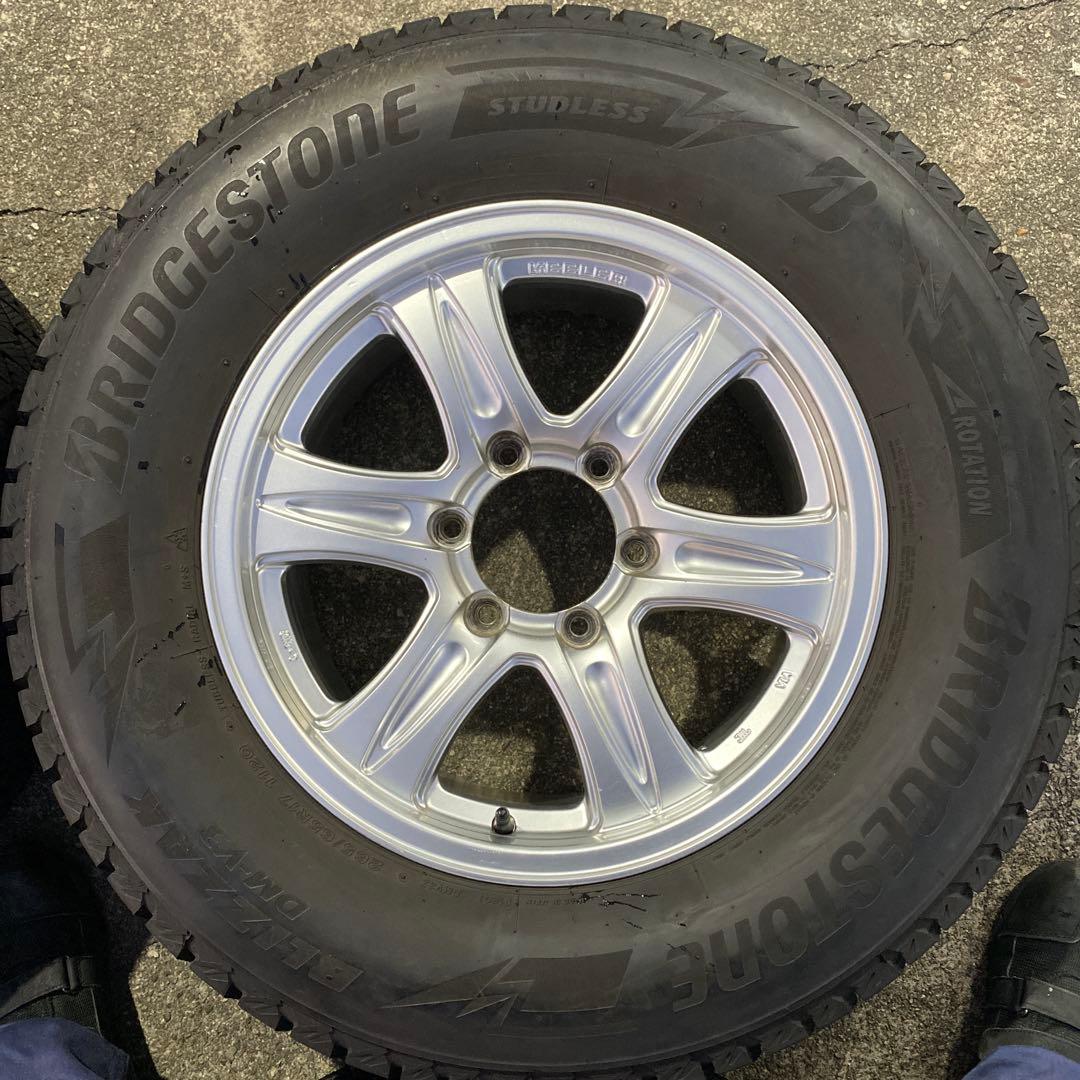 ◇中古溝有りブリザック265/65R17スタッドレスセット　プラド、ハイラックス