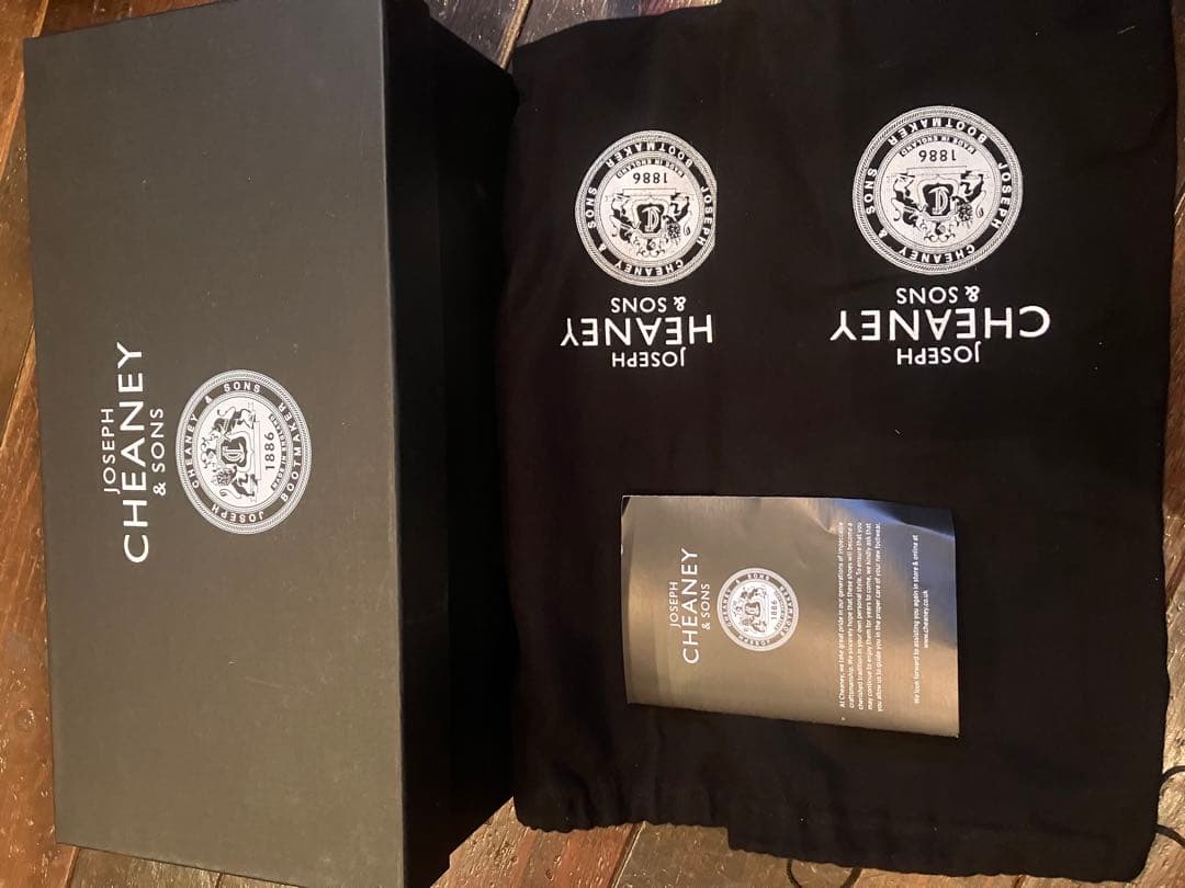 JOSEPH CHEANEY ALFREDジョセフチーニーブラックレザーシューズ