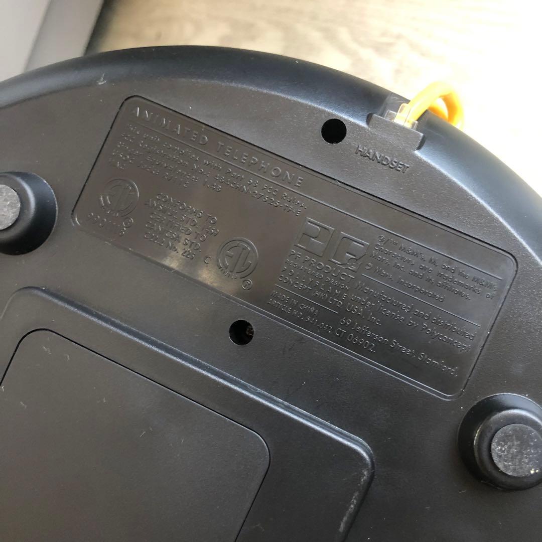 美品希少⭐️日本で繋がるUSA限定ビンテージM&Msフィギュア電話機