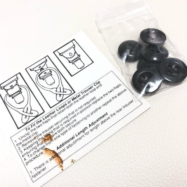 新品未使用★アルバートサーストン サスペンダー クラシック 6ボタン留め 濃い緑