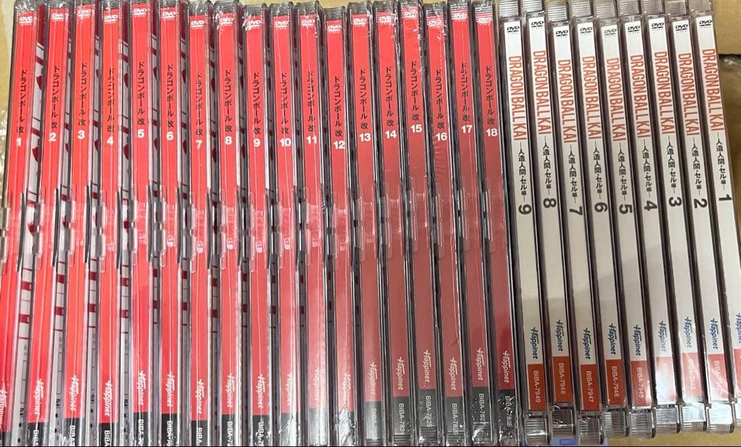 ドラゴンボール改 DVD 18巻セット+ 人造人間・セル編 9巻セット　未開封
