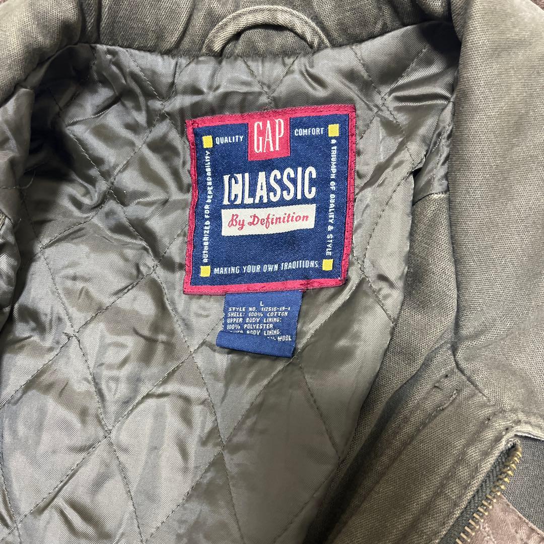GAP CLASSIC ミリタリージャケット オリーブグリーン