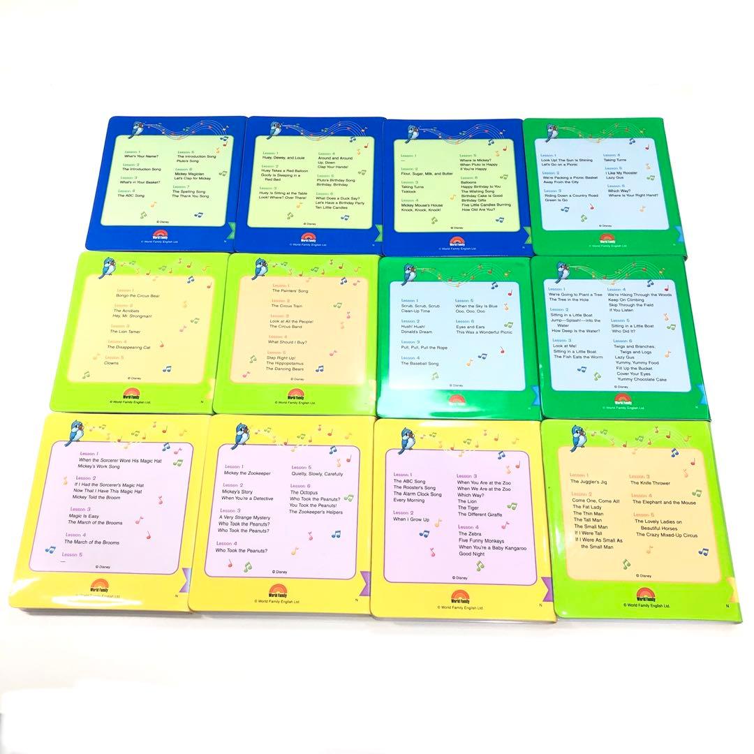 Disney's WORLD OF ENGLISH DWE DVD 36本セット