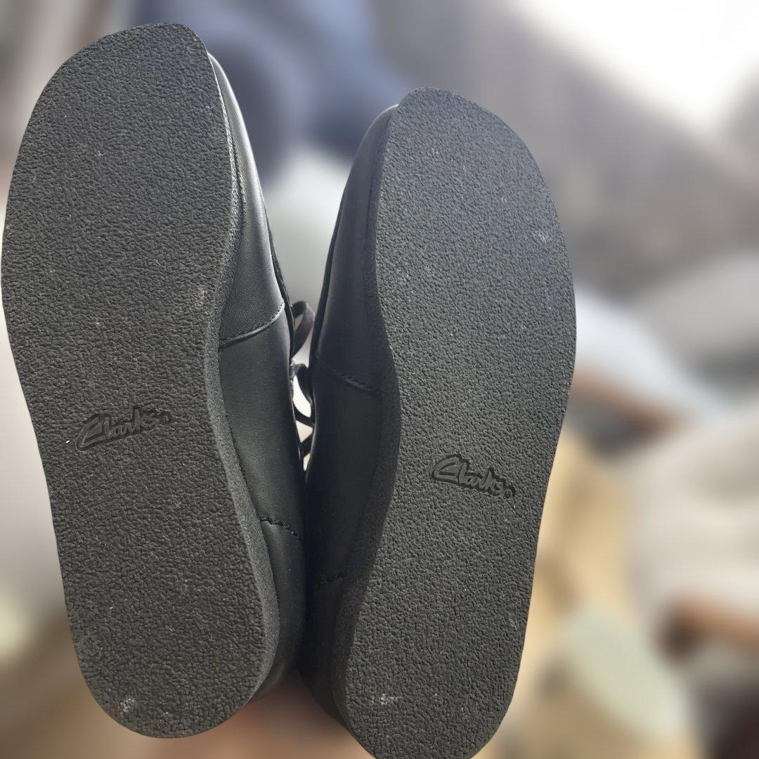 clarks ワラビー　23.0 ブラック