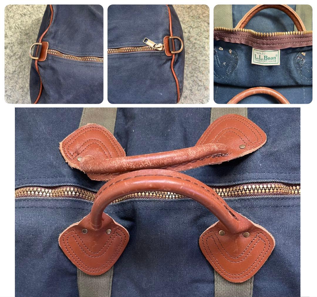 L.L.Bean ボストンバッグ ダッフルバッグ キャンバスダッフル ネイビー