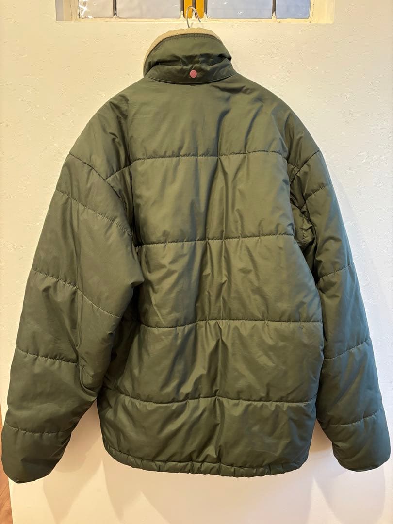 00s Patagonia puff jacket olive フードあり