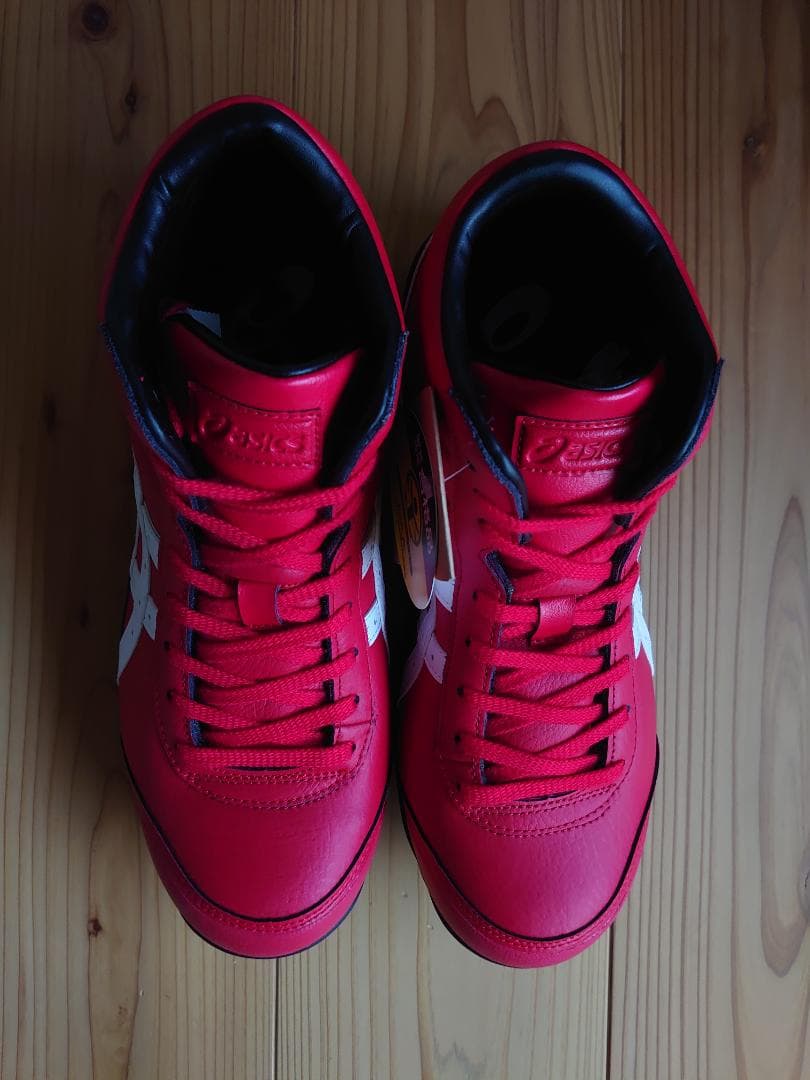 て*·様 アシックス 安全靴 ウィンジョブ CP701 クラシックレッド×ホワイ