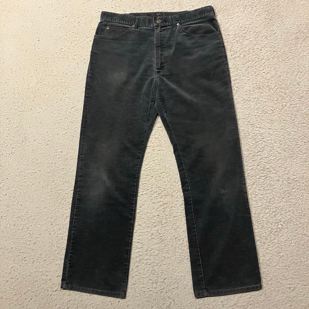 80s Lee 200-2801 ブラック コーデュロイ USA製 W36