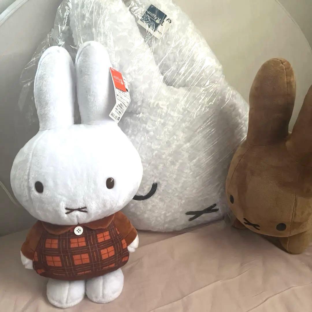 ミッフィ特大サイズぬいぐるみ3点セット