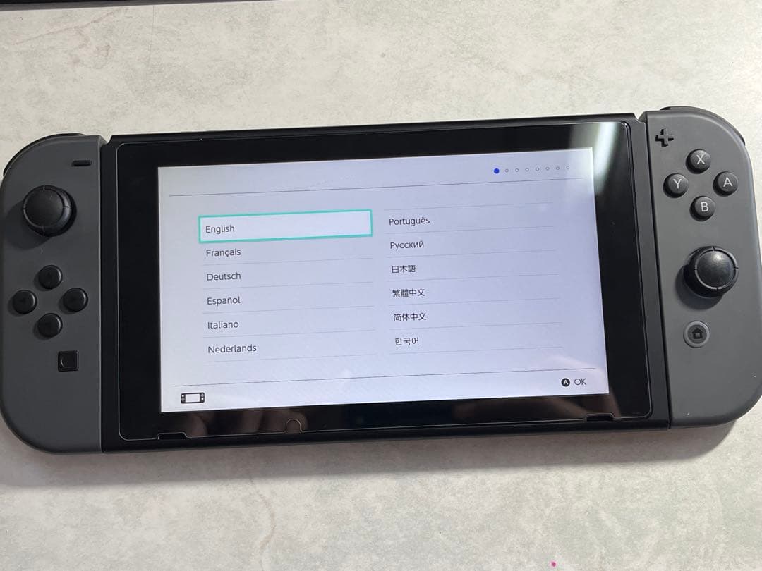 Nintendo Switch グレー本体※特典あり 箱あり【即日発送】