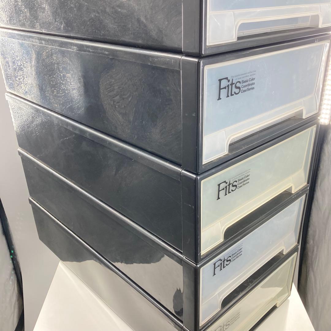 天馬 Fits フィッツケース 5個セット 幅39×奥行74×高18cm 収納