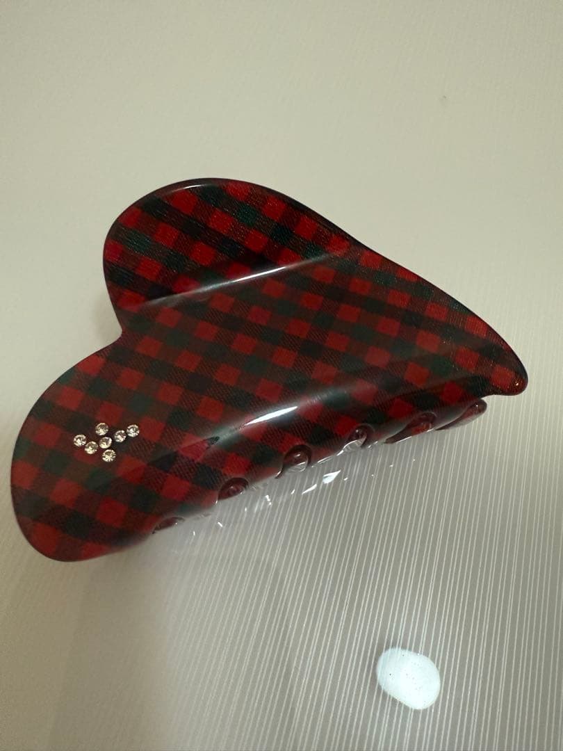 familiar ヘアクリップ　ファミリアチェック