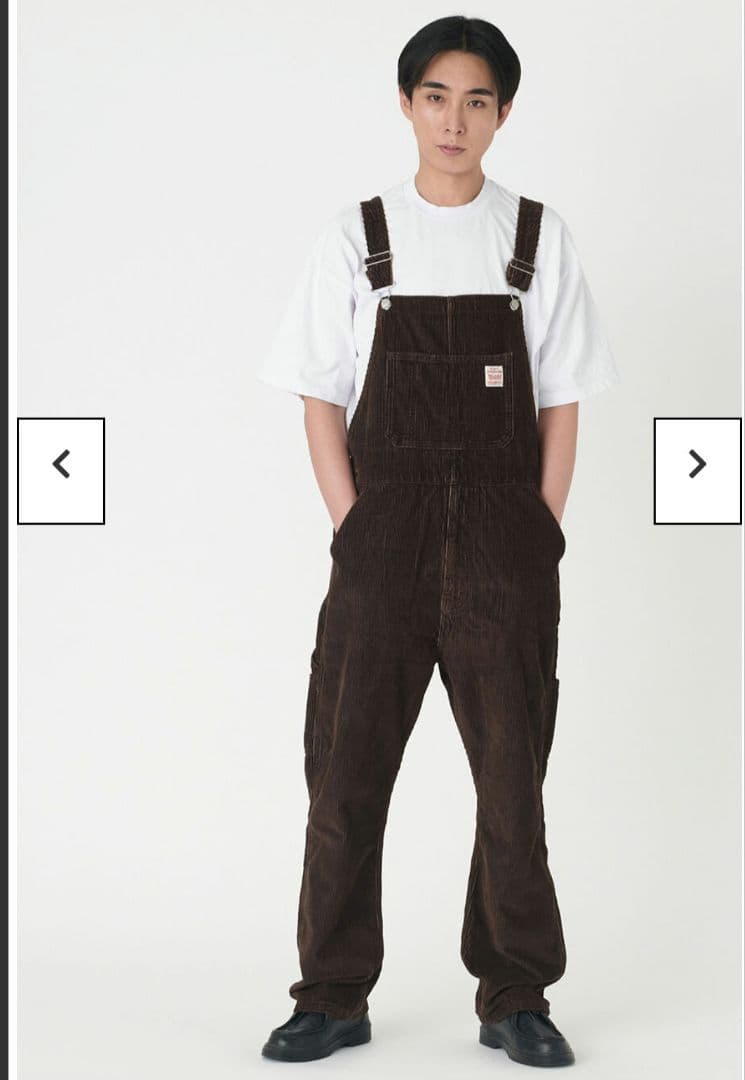 まことおとうさん専用です♥️ブラウン コーデュロイ オーバーオール