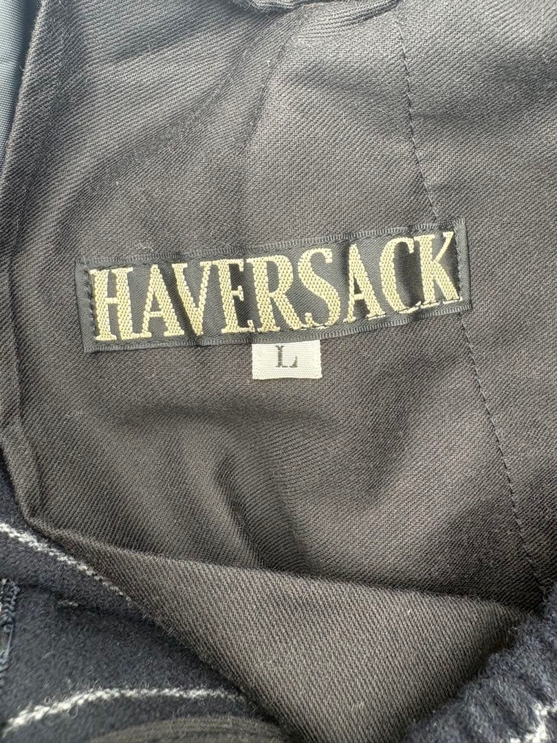 新品未使用　HAVERSACK スラックス　ハバーサック　ネイビー　Lサイズ
