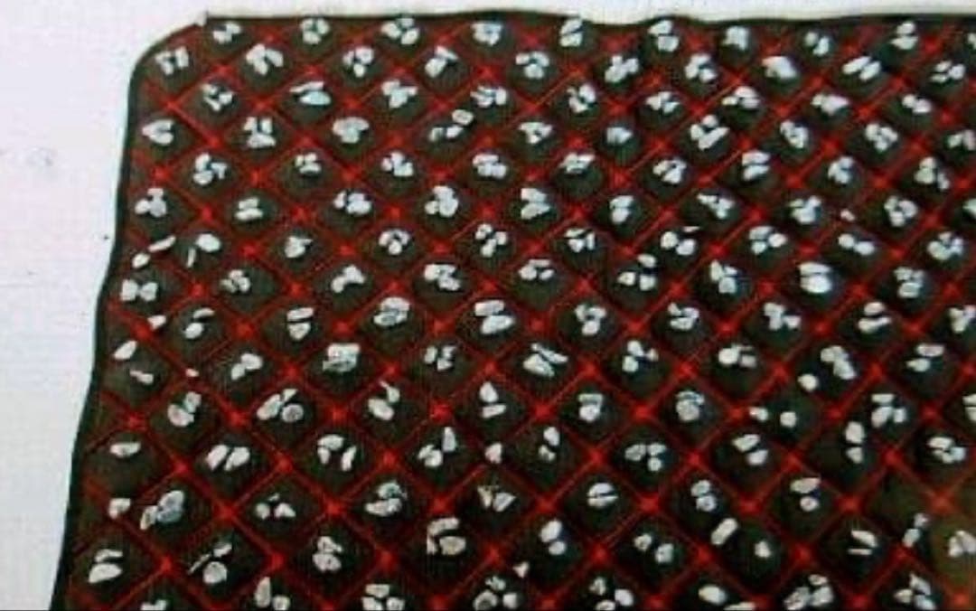 テラヘルツ鉱石 高純度 さざれ 大容量 2kg 敷布団マットレス ブラック 赤