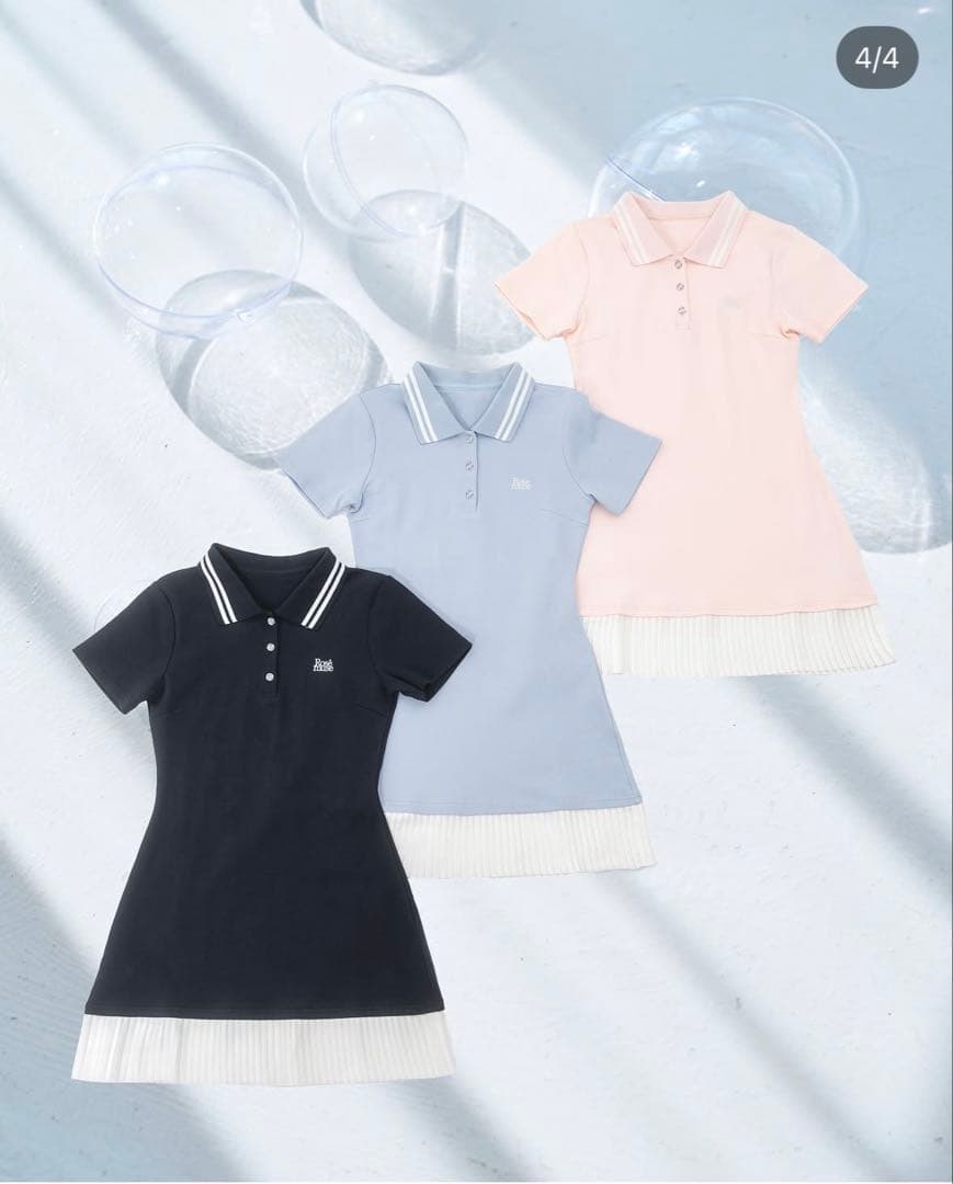 Rosé Muse ロゼミュ ポロワンピース ピンク 未着用