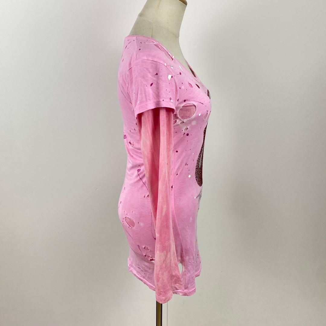 y2k USA製 ICONIC COUTURE トップス チュニック カットソー