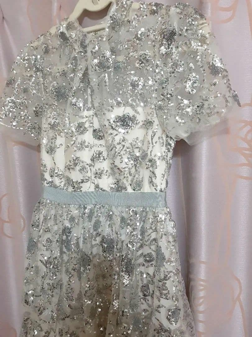 Haru セルフポートレイトシャンパン スパンコール ドレス