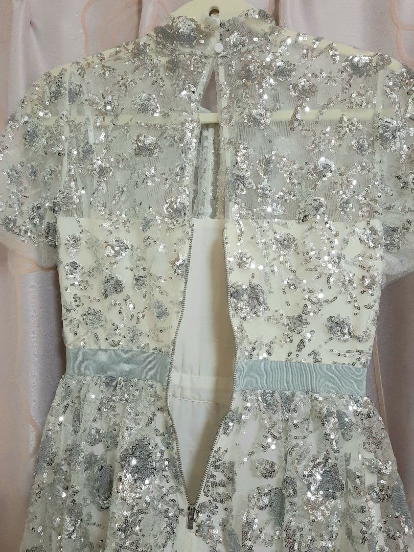 Haru セルフポートレイトシャンパン スパンコール ドレス