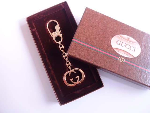 オールドグッチ　インターロッキングG キーリング/キーホルダー　新品