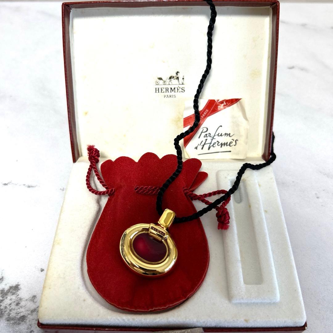 新品未使用　エルメス 90s パフューム ボトルネックレス 香水　ペンダント