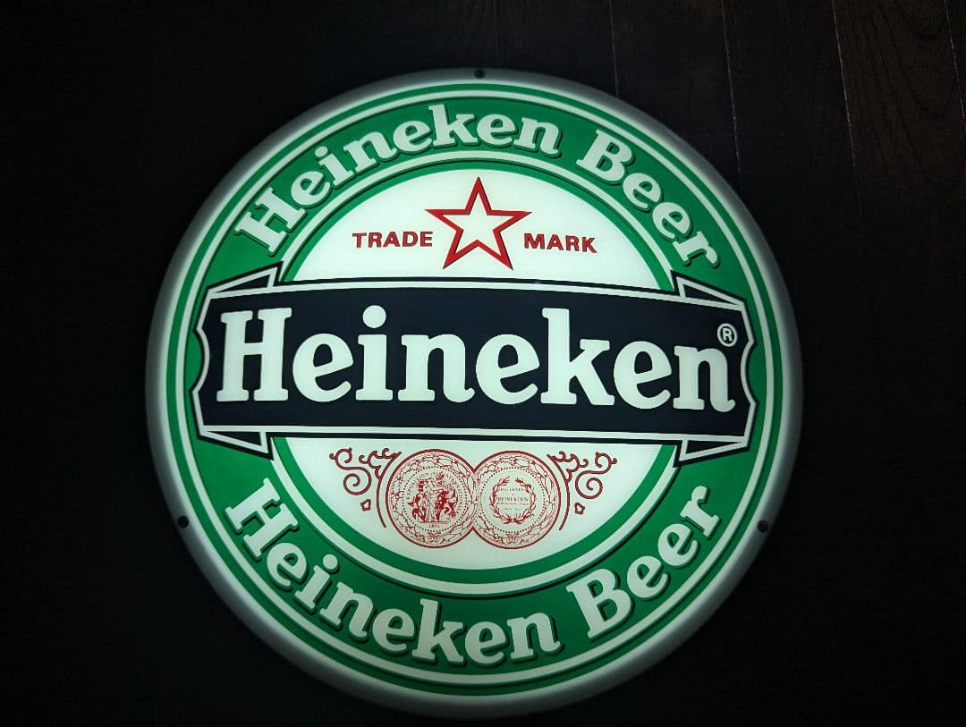 Heineken ハイネケン　電飾　ビンテージ