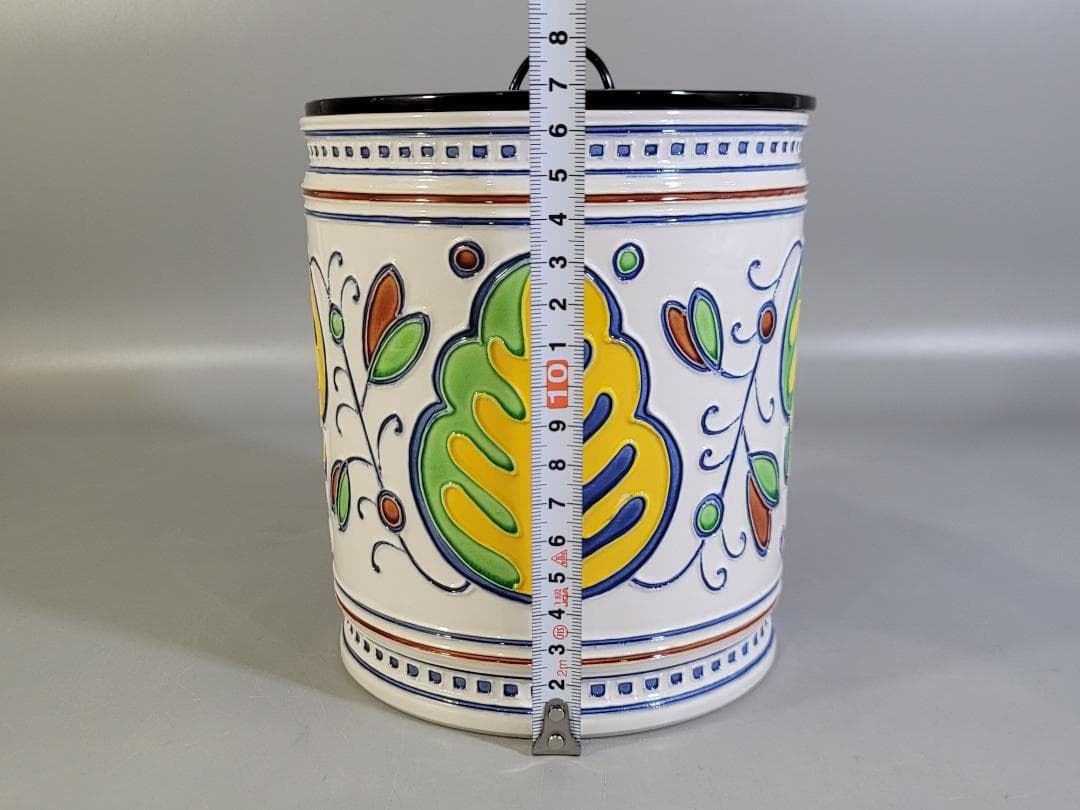 DT364 茶道具 中村翠嵐作 コウチ オランダ写 水指 共箱 美品