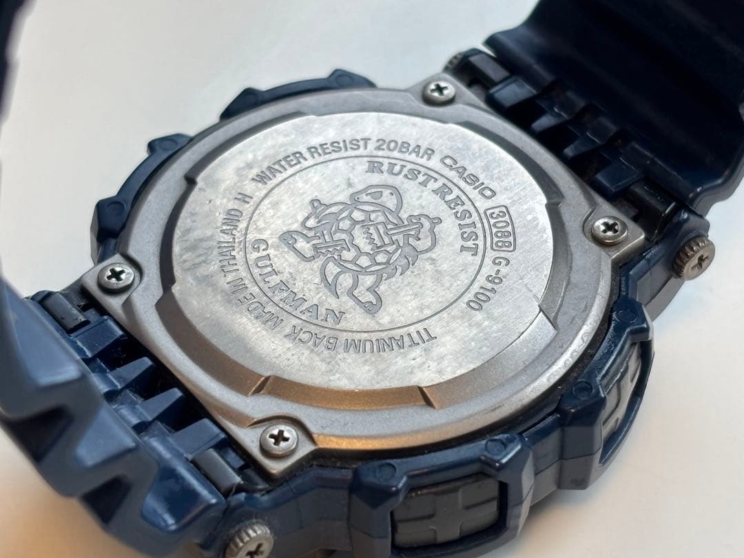 G-SHOCK/ガルフマン/ビンテージ/G-9000/ネイビー/タイドグラフ/紺