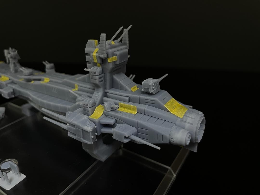 機動戦士Ｚガンダム　1/1200 サラミス改級巡洋艦　レジンキット　未塗装品