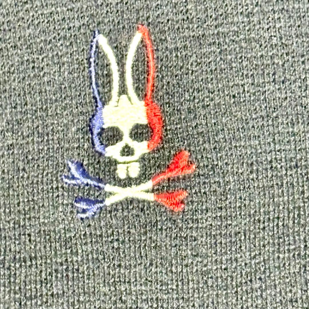 【極美品】サイコバニー テーラードジャケット　ニット　ブラック　ウール100 S