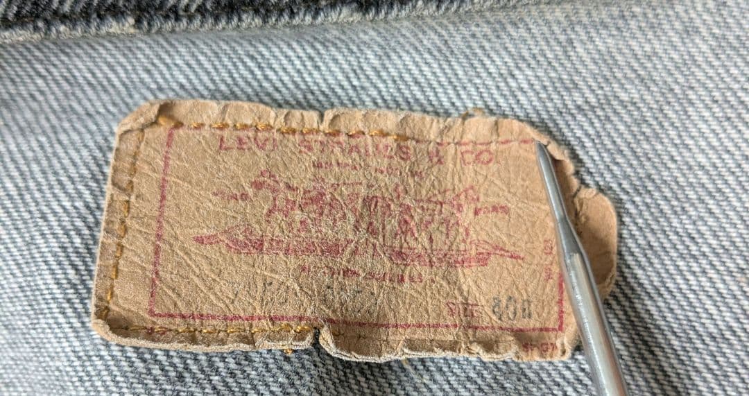 Levi's 80s 70506-0259 先染めブラックUSA製 サイズ40R