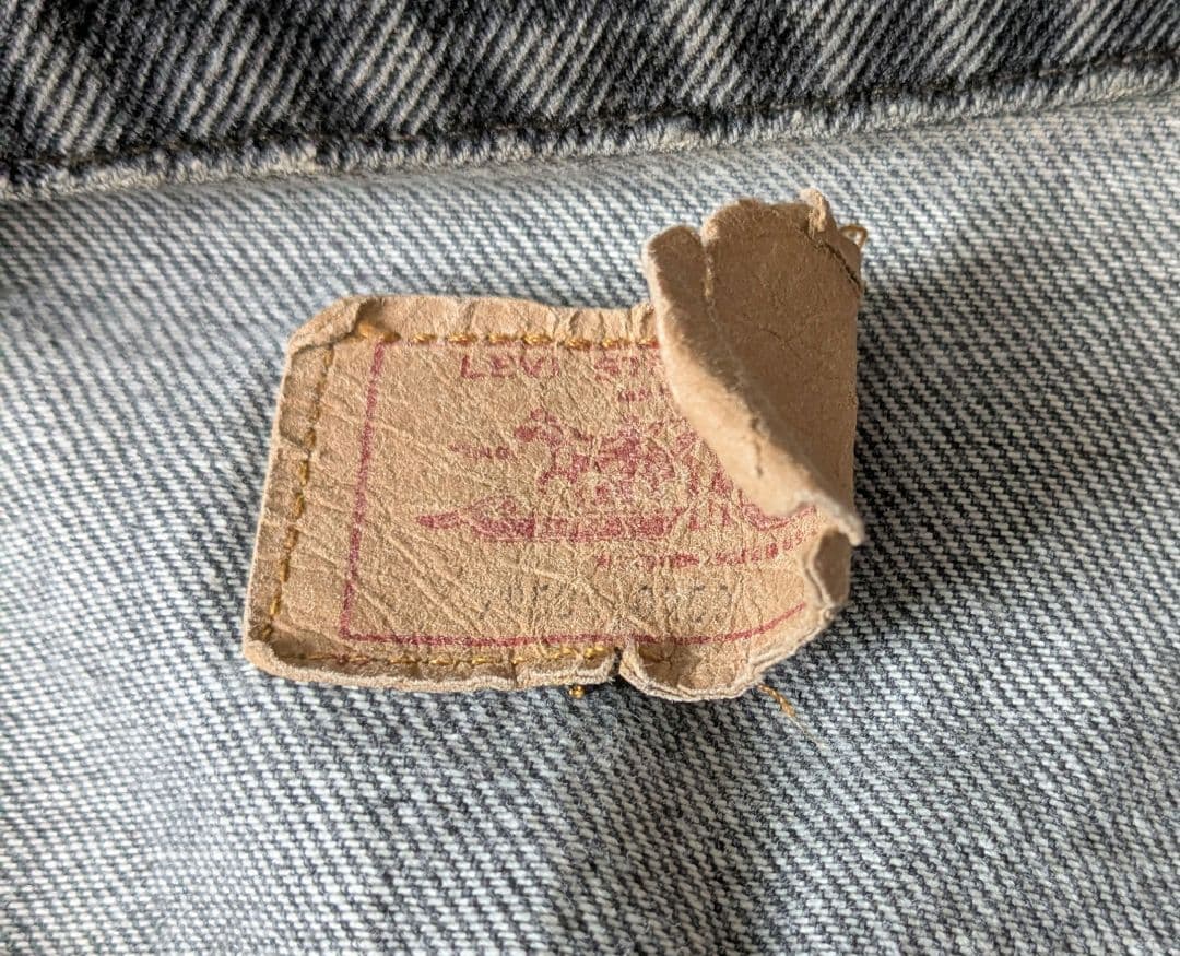 Levi's 80s 70506-0259 先染めブラックUSA製 サイズ40R