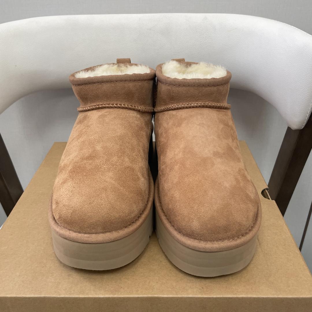 UGG クラシック ウルトラ ミニ プラットフォーム 3cm厚底ブーツ 23cm