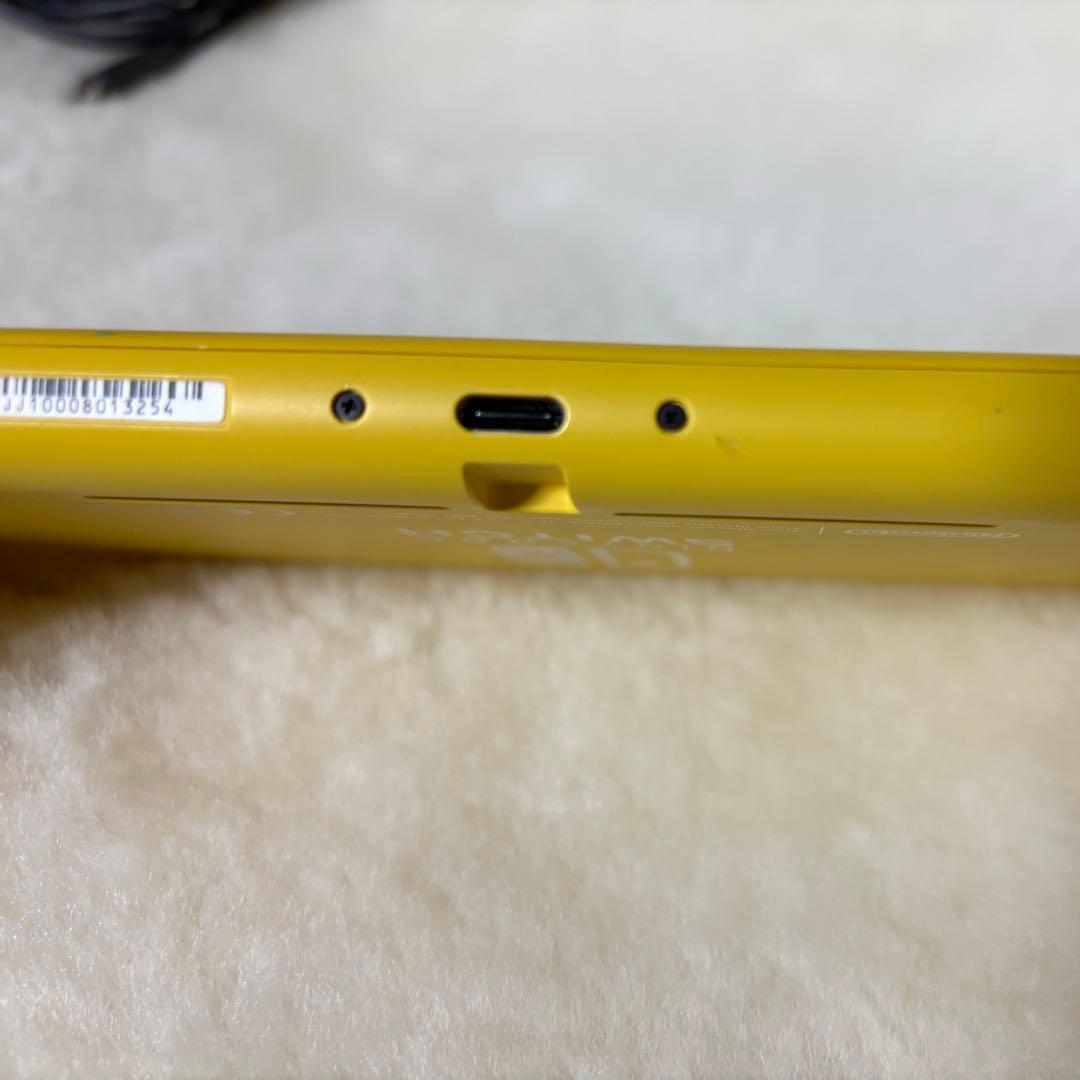 Nintendo Switch Lite イエロー 本体 充電器付き 中古品