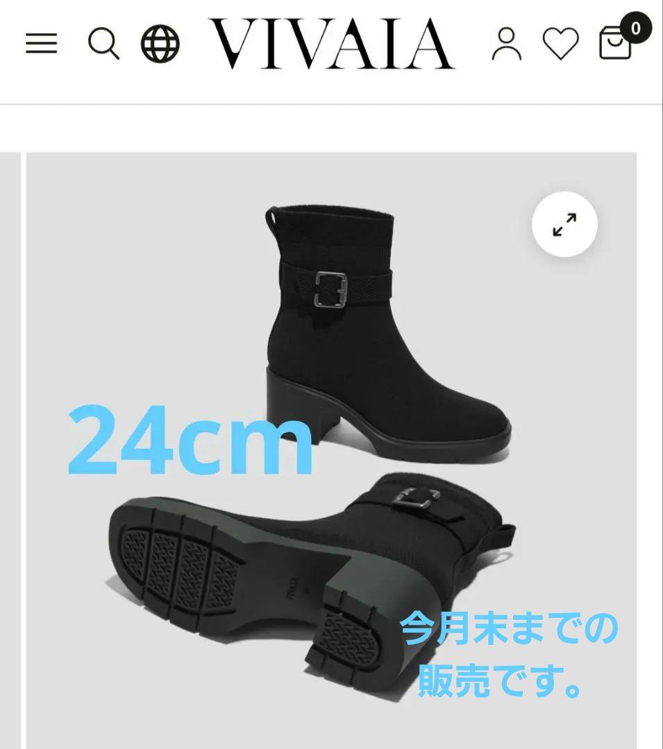 VIVAIA スクエアトゥ 撥水加工 ヒールブーツ