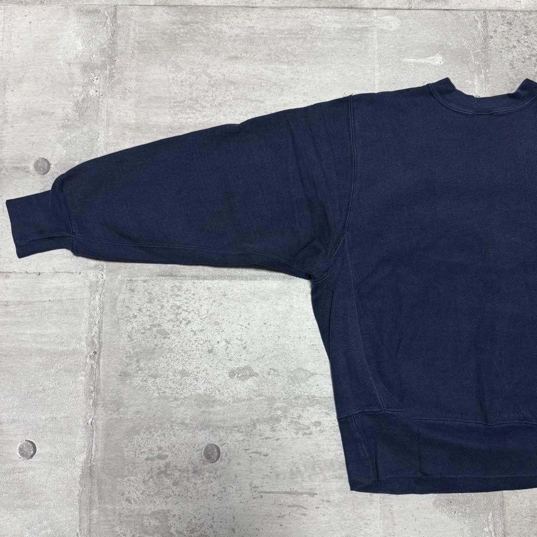 80s USA製 champion リバースウィーブ ネイビー トリコタグ 企業