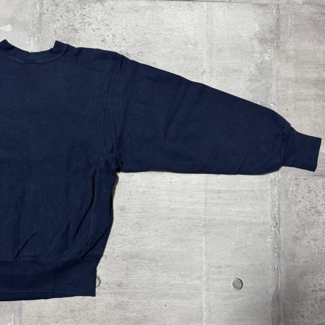80s USA製 champion リバースウィーブ ネイビー トリコタグ 企業